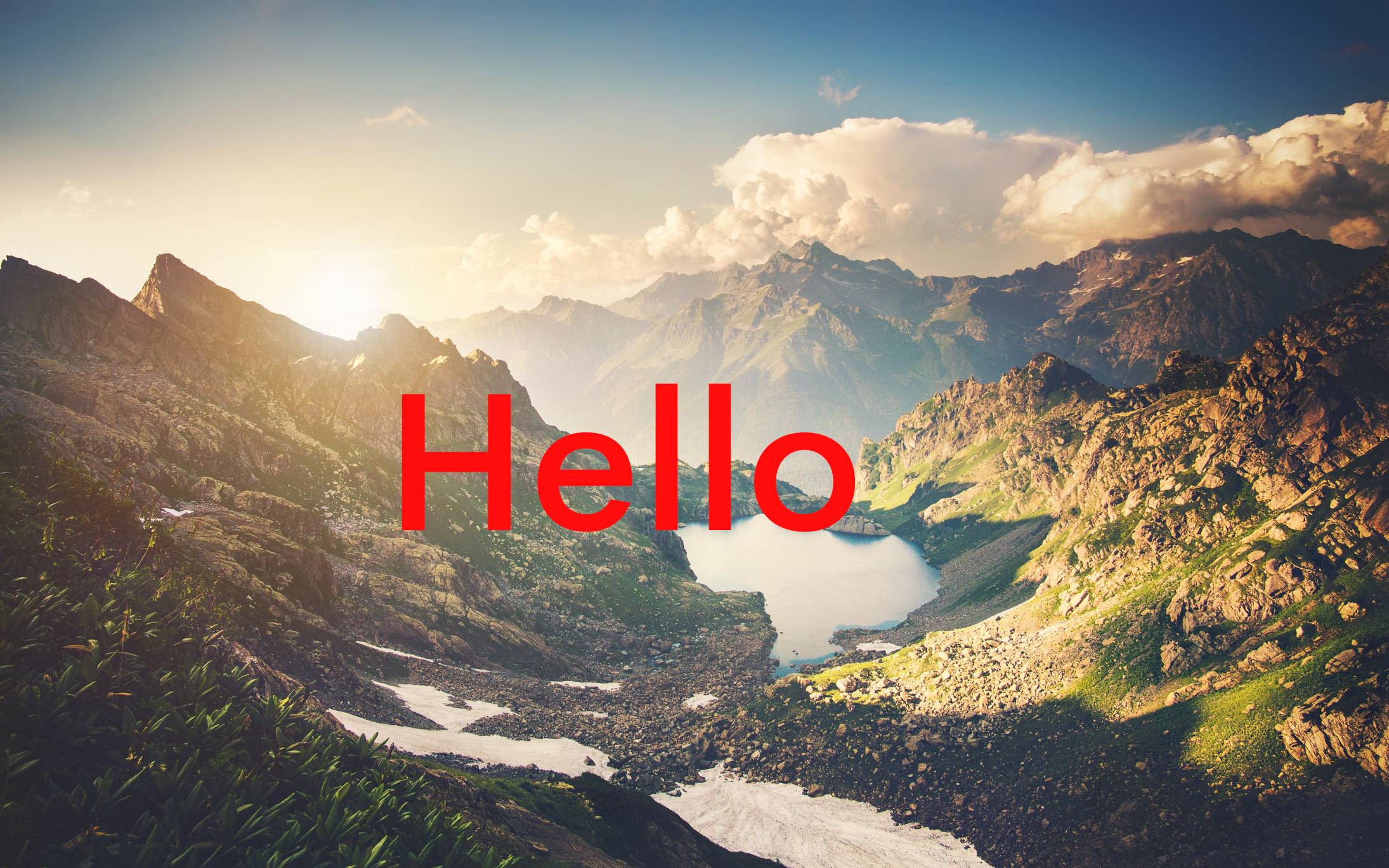 beautiful scenery with numpy code