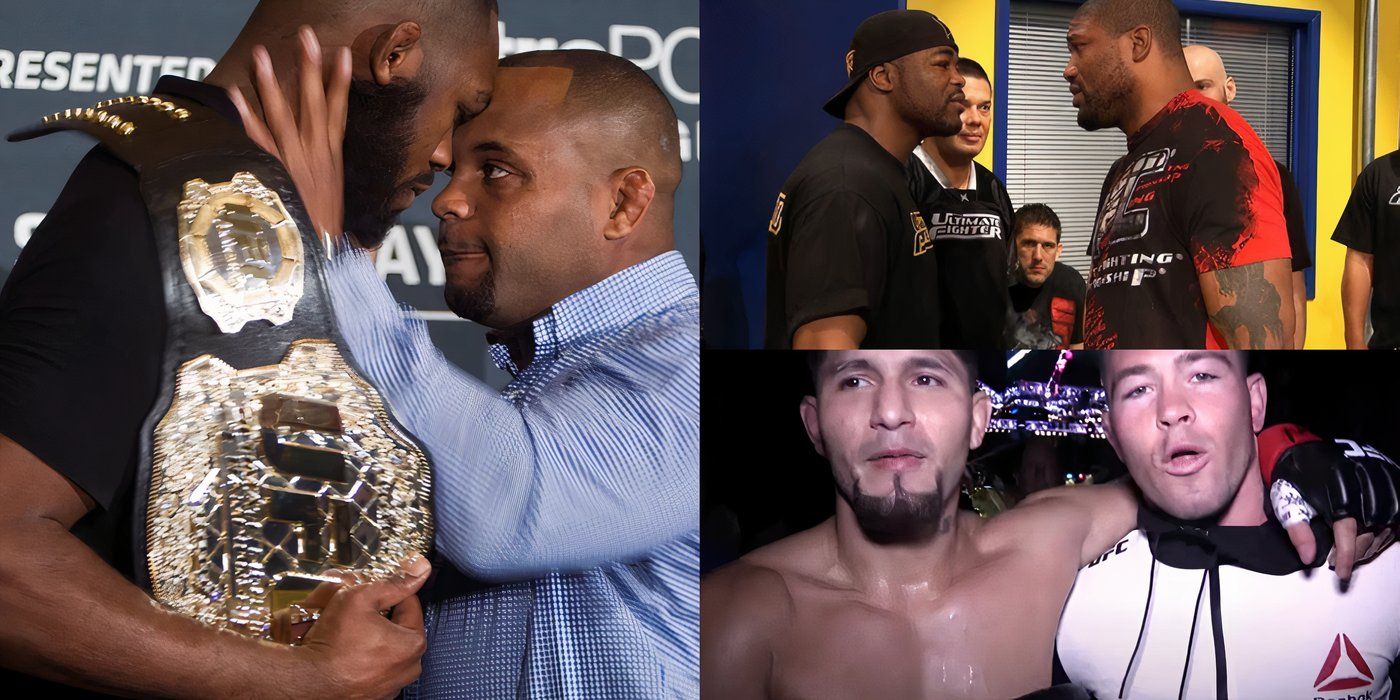 ufc octagon fighters rivalry