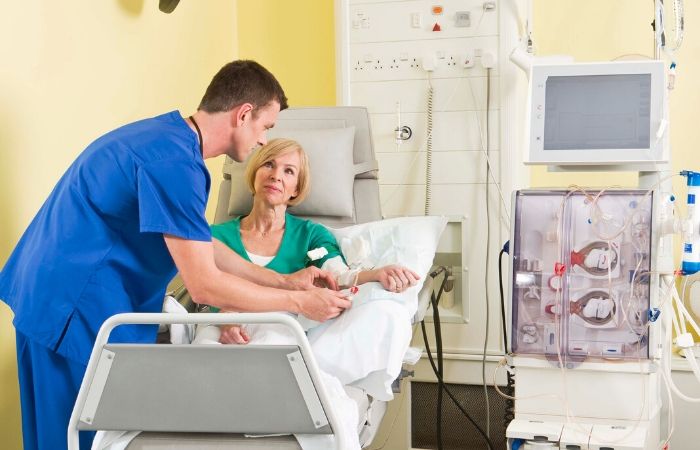nephrology nursing care setup