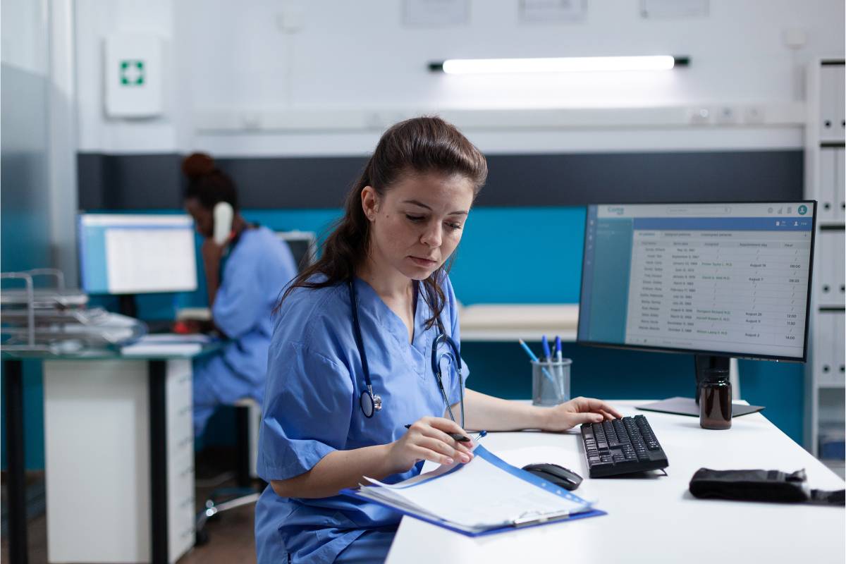 nurse working overtime