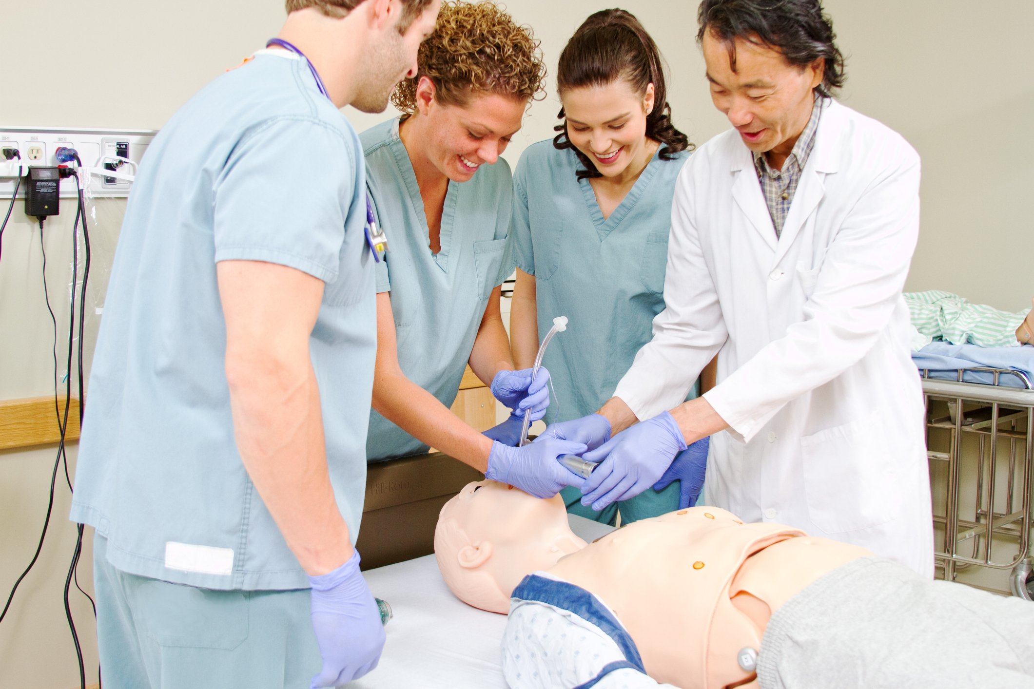 nurse in clinical setting