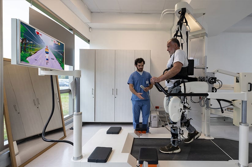 nurses in clinical setting with advanced equipment