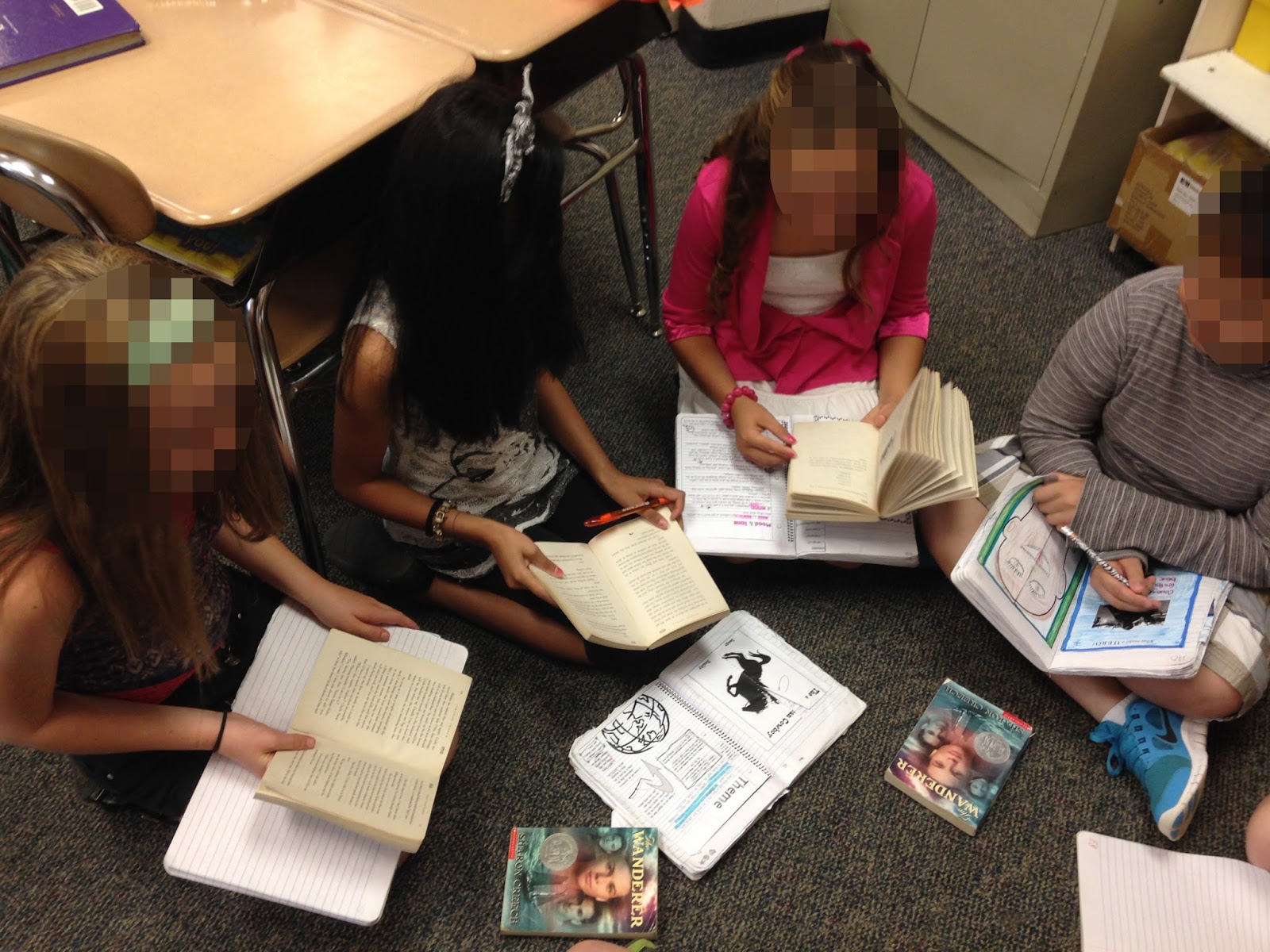 books and classroom lit discussion