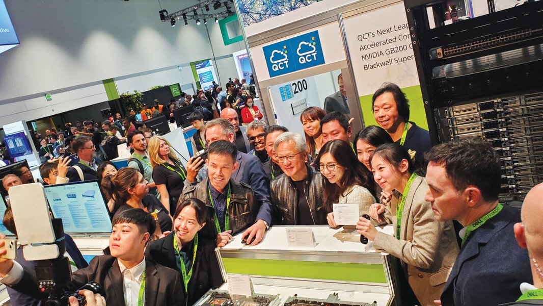 Scene from NVIDIA GTC 2024