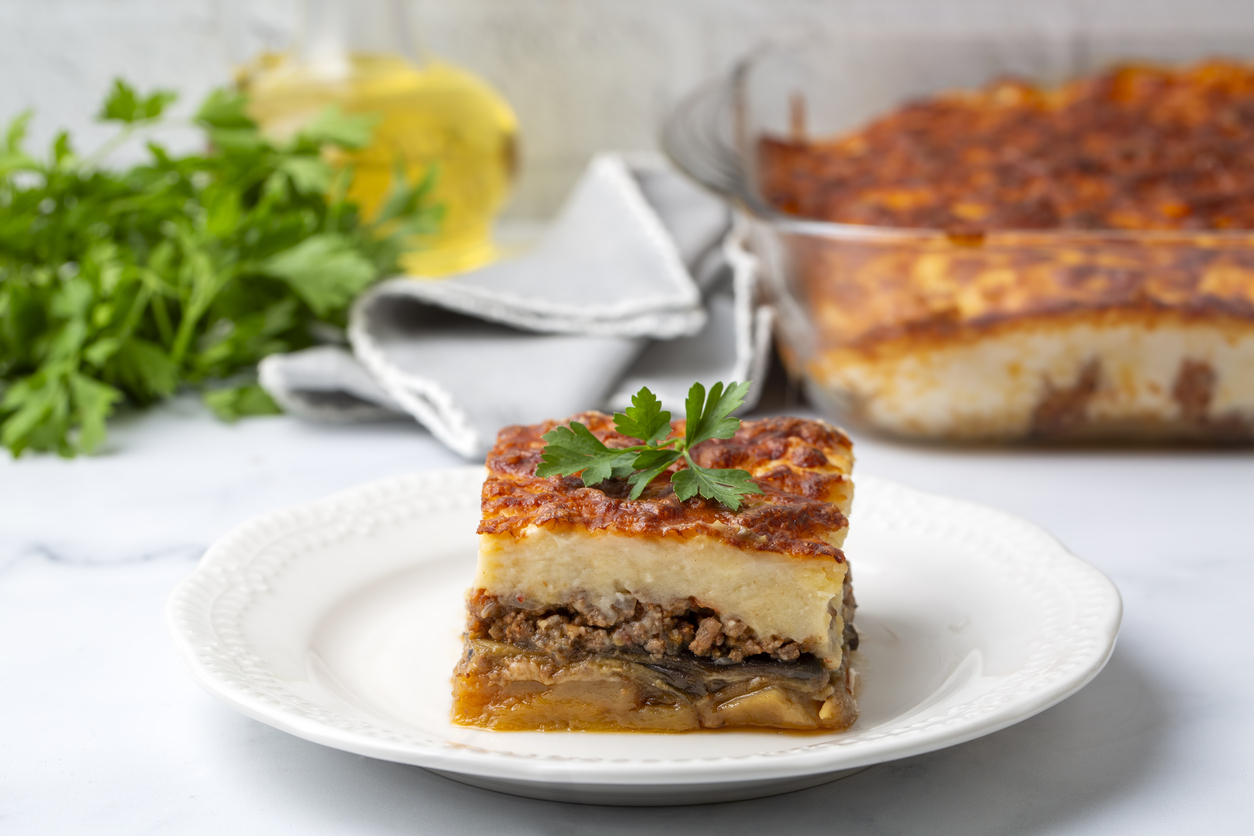 various moussaka dishes