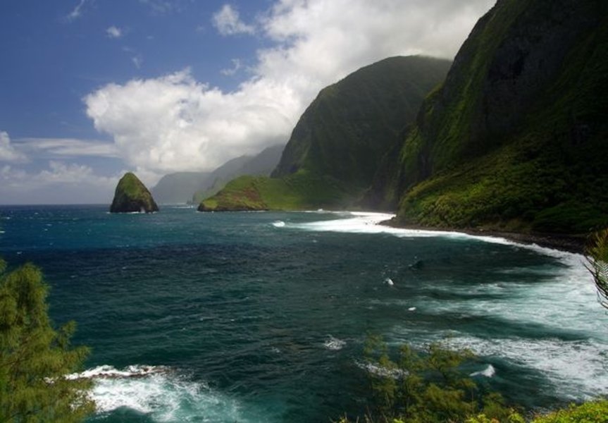 ocean coastline view