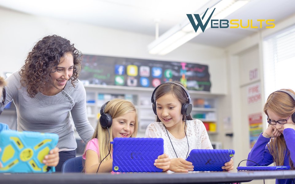 A young student learning web design on a tablet, illustrating accessible and modern learning.