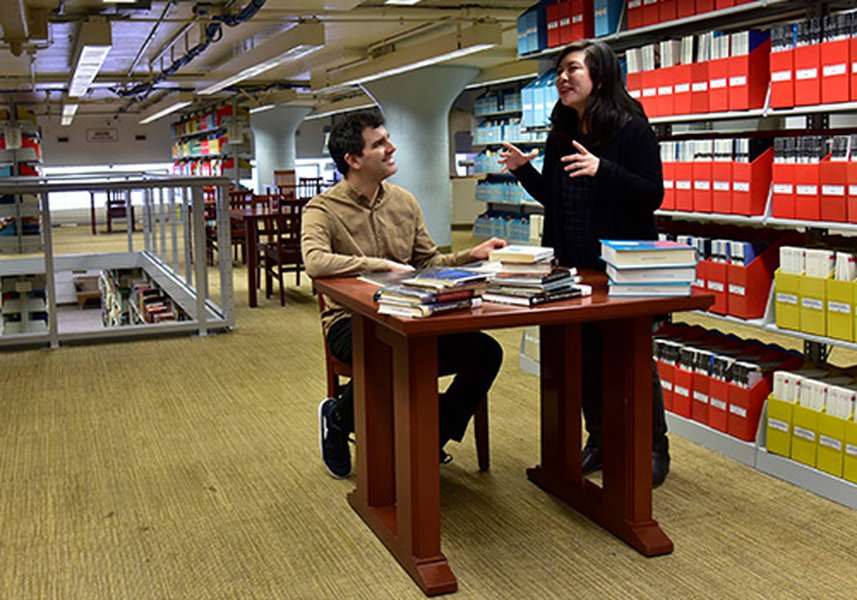Faculty and librarians collaborating on an OER project
