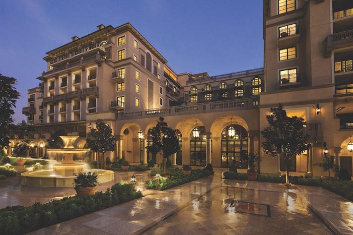 luxury hotel exterior