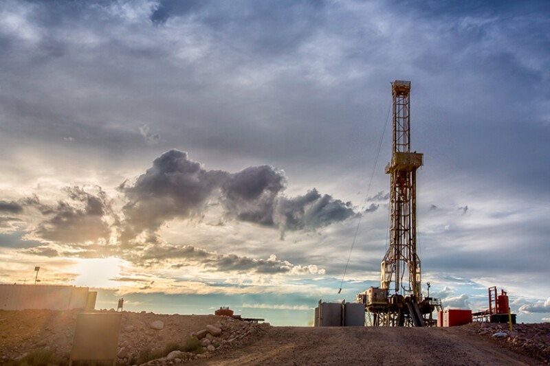 oil rig production landscape