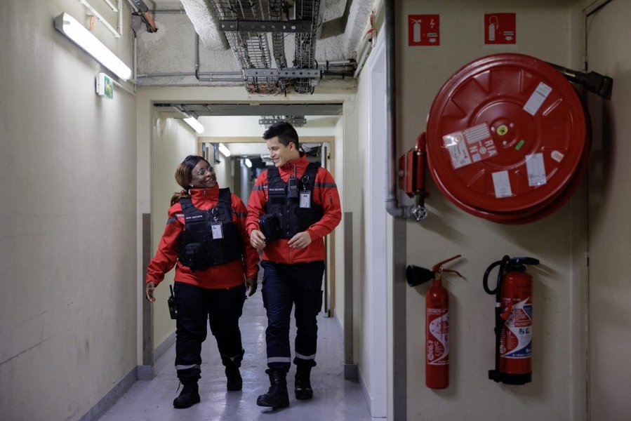 Agents de sécurité incendie Onet