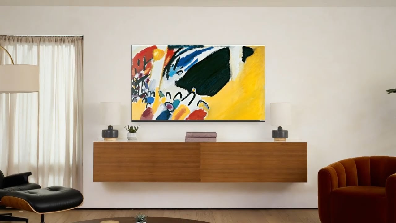 streaming television set backdrop