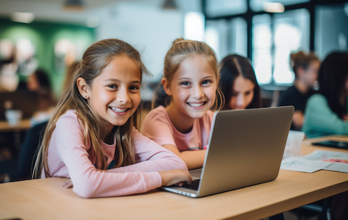 scenic views of technological integration in modern classrooms