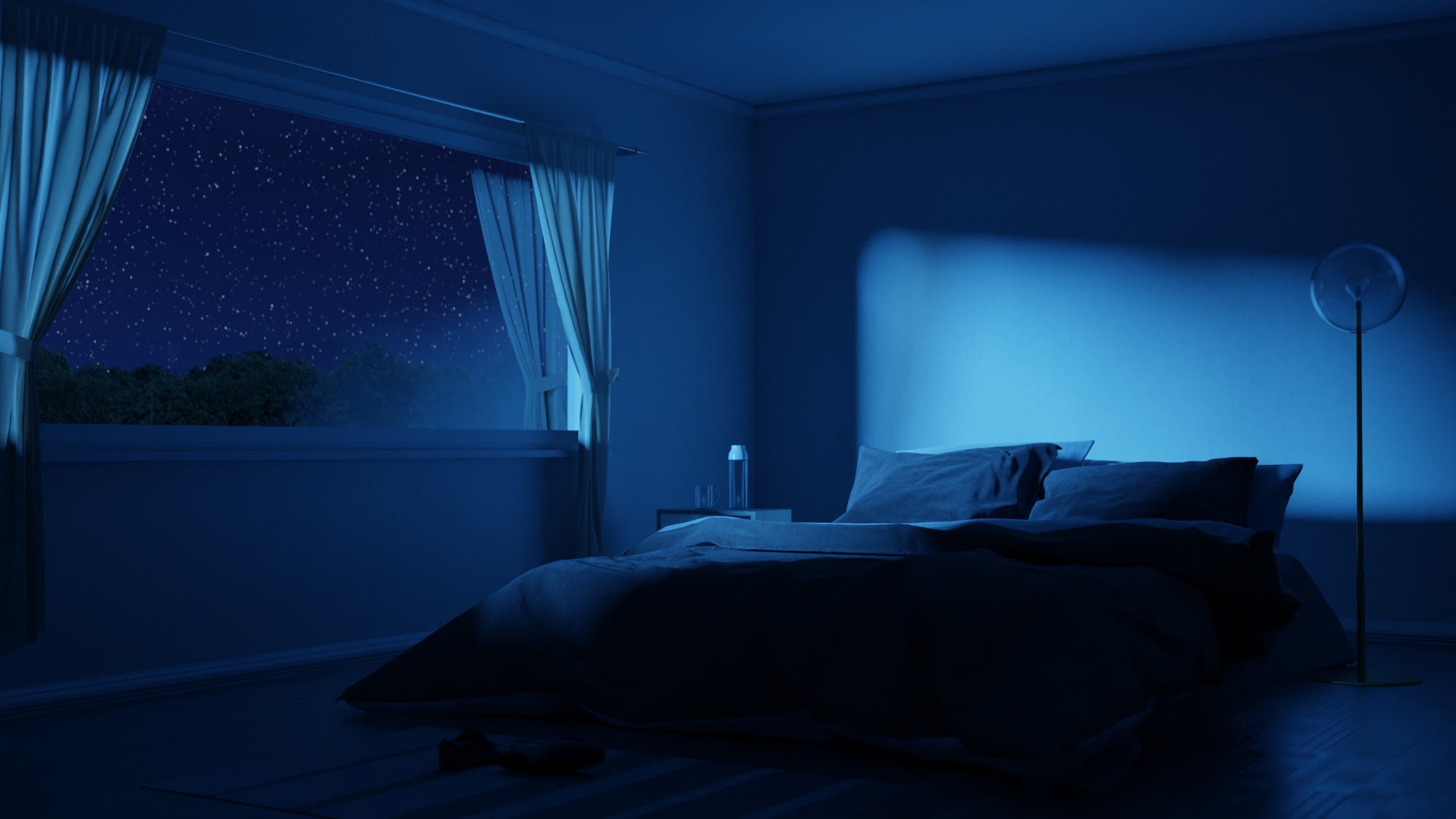 sleeping bedroom peaceful environment