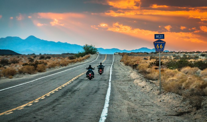 american landscape road trip