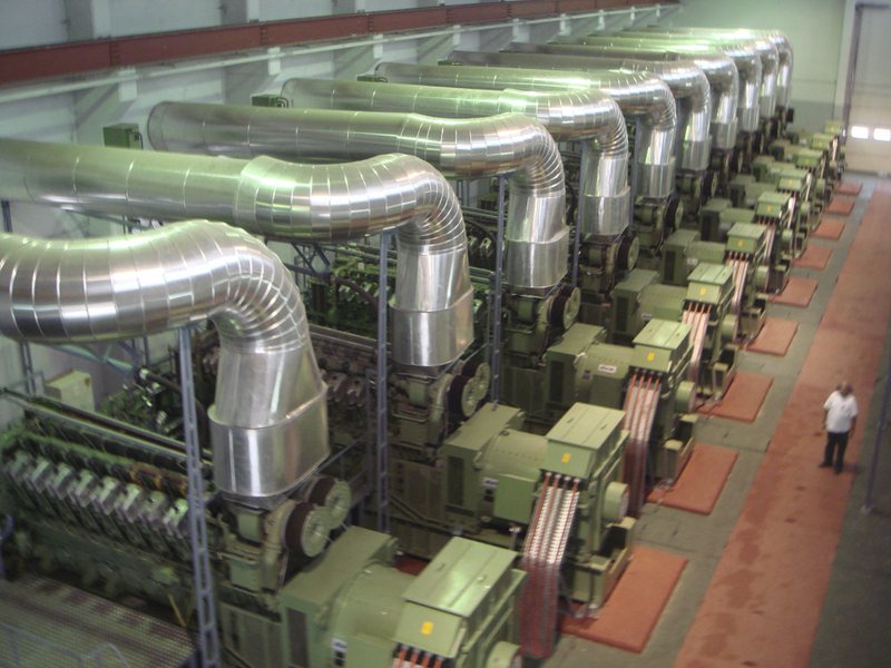 Centrale thermique au fioul lourd