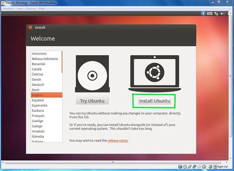 Lenovo P15 laptop with Ubuntu running on VirtualBox