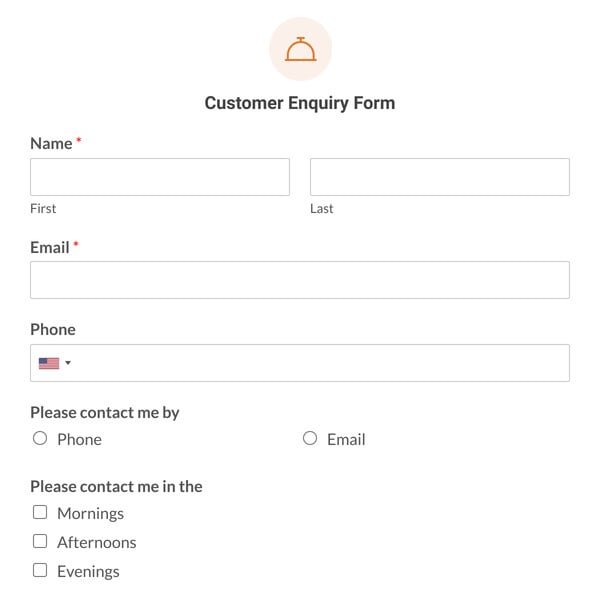 A collage of various online form templates, including customer service and contact forms.
