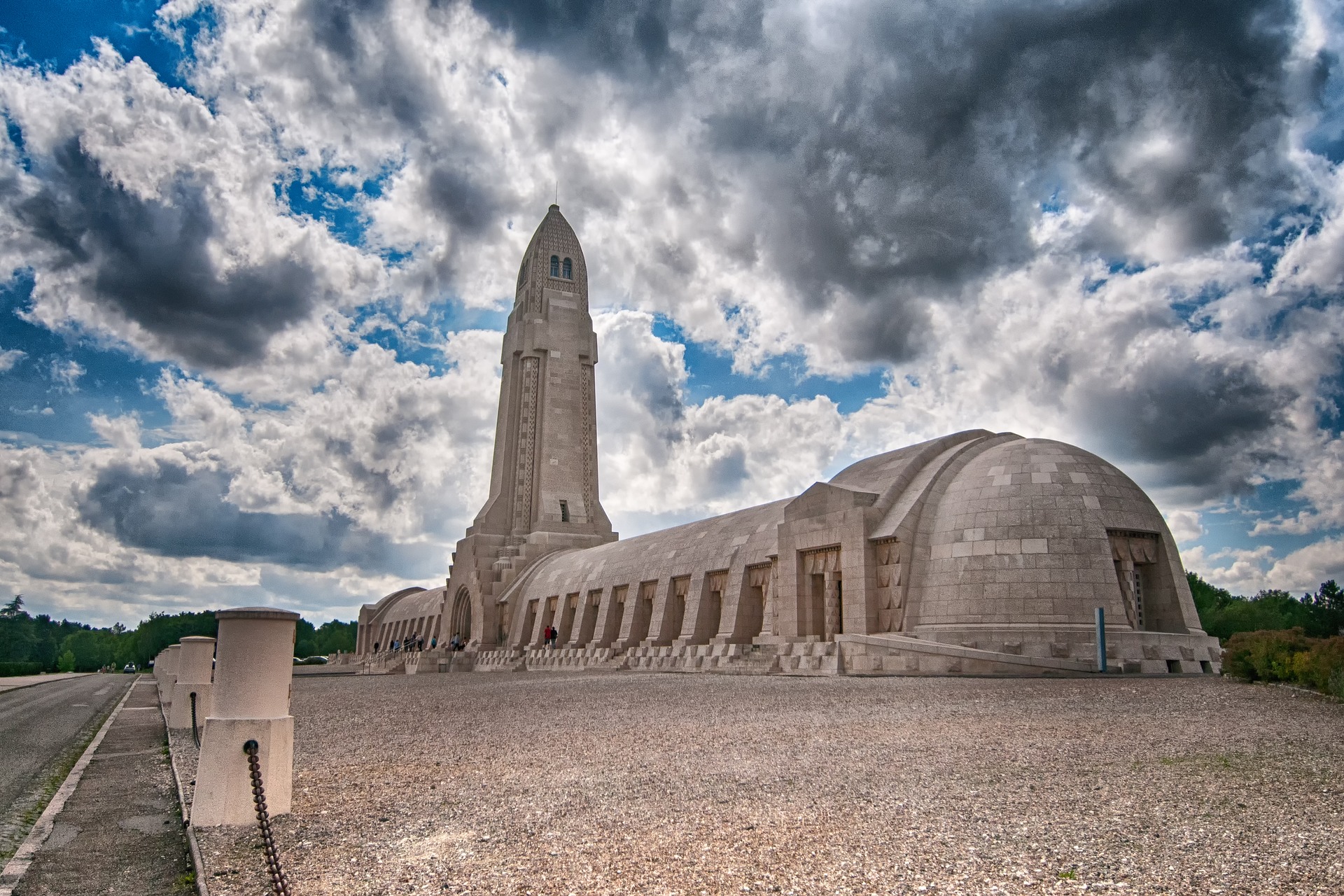 historical ruins memorial site in France