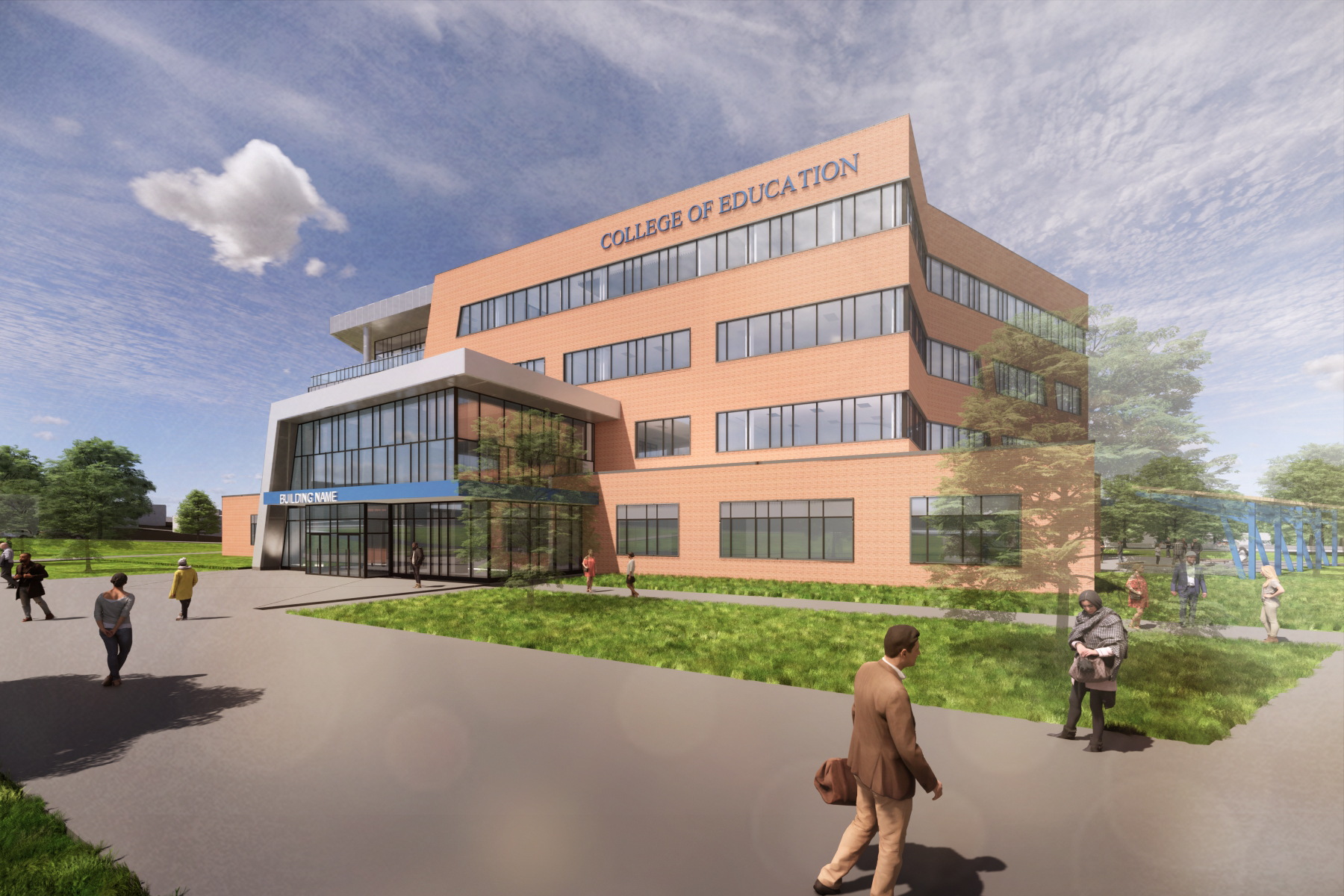 colleges education campus building