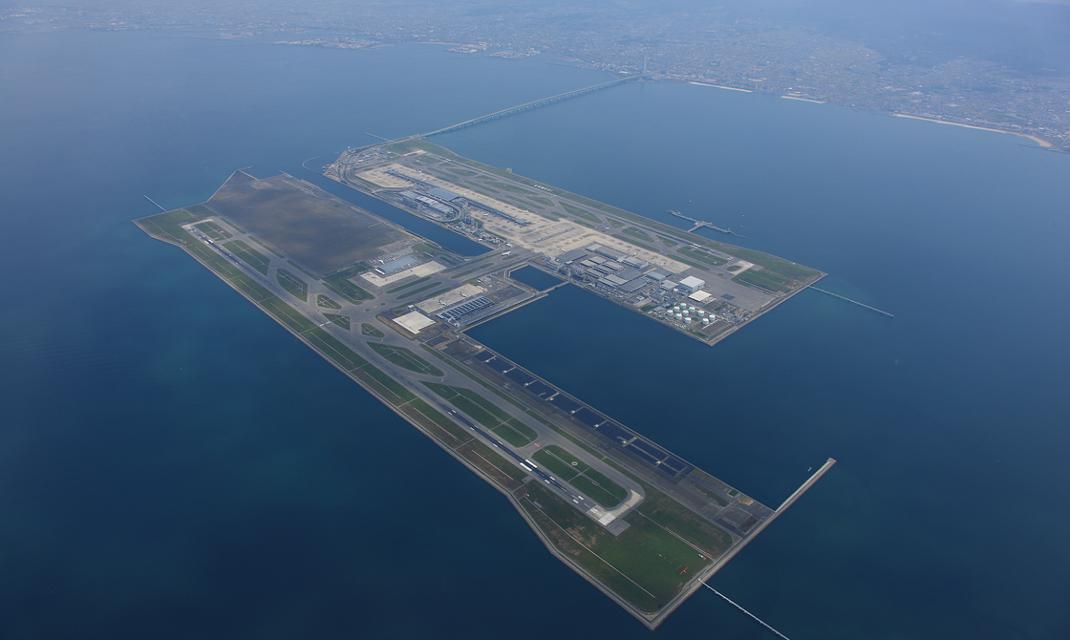 osaka bay artificial island scenery