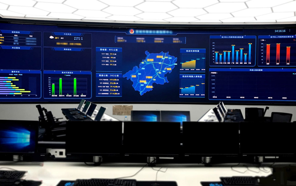 industrial control room monitoring