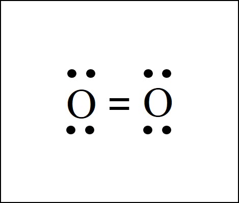 oxygen molecule structure
