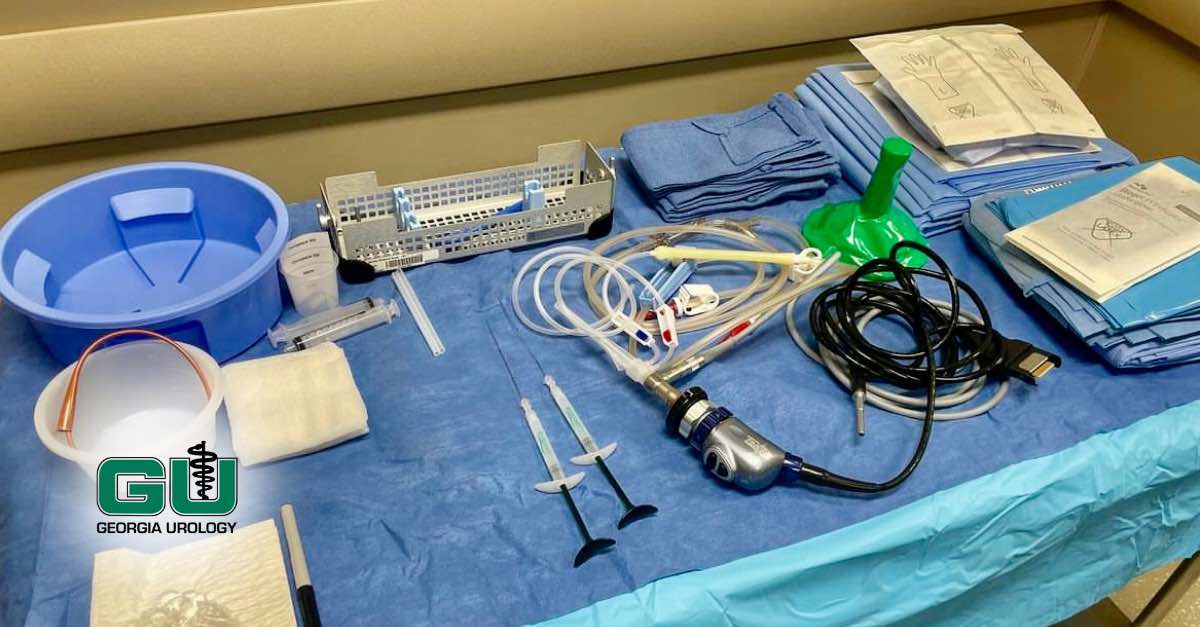bladder medical treatment setup