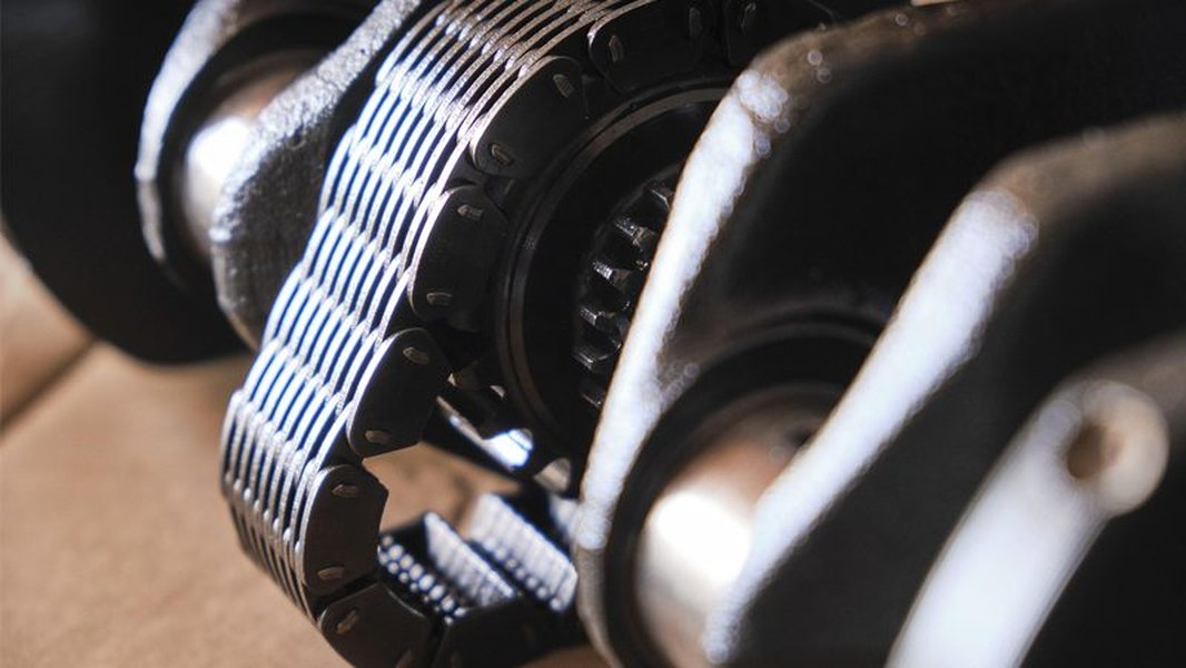 A visual representation of the crankshaft position sensor's location within the engine assembly.