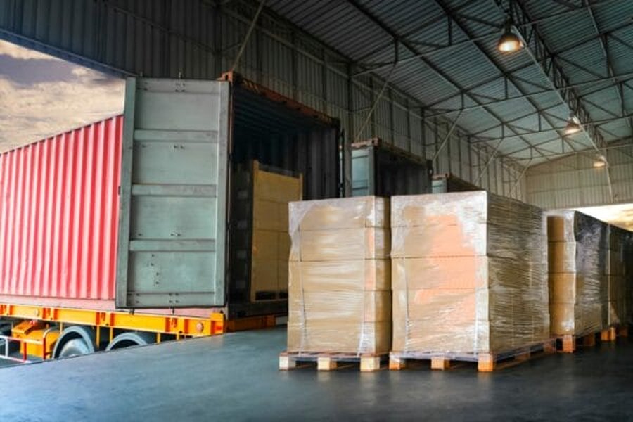 Richtig verpackte Paletten