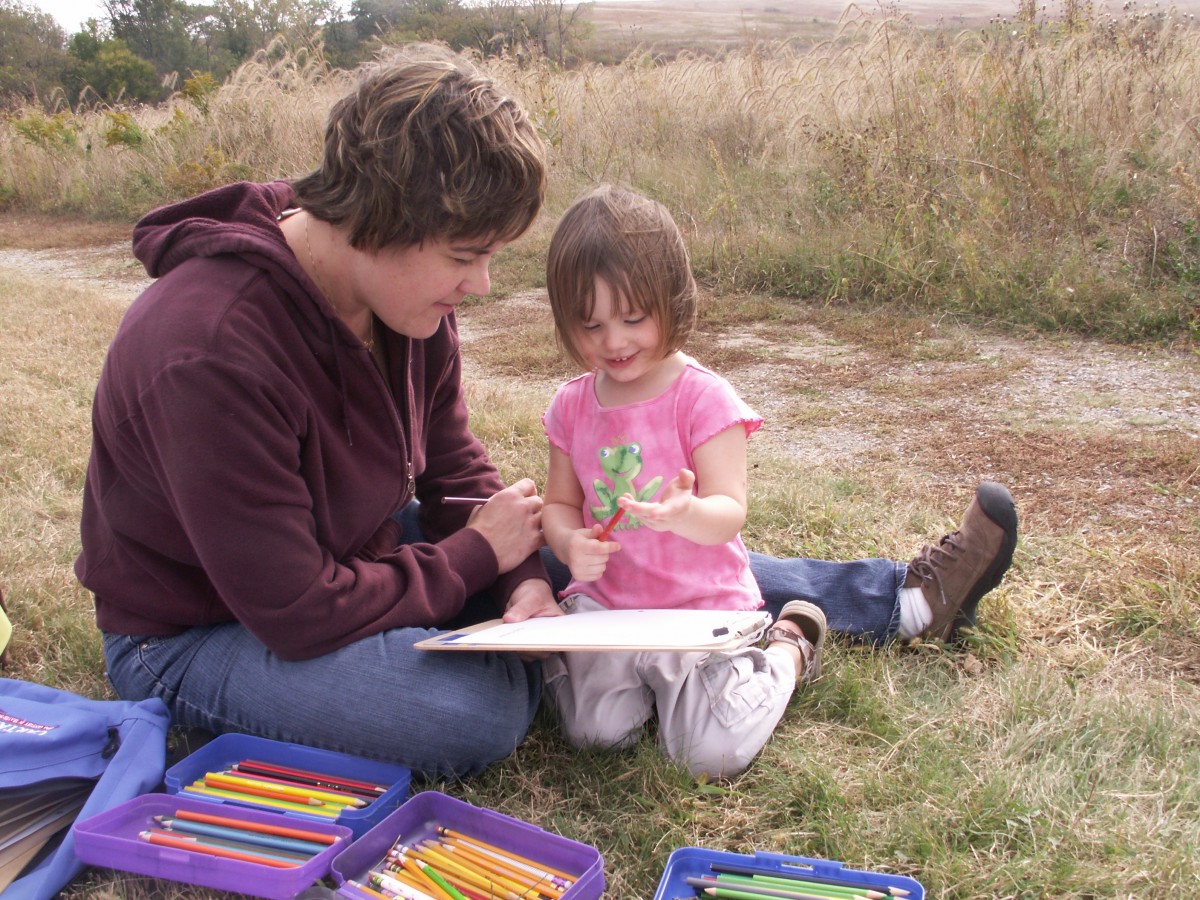 parent and child outdoor learning