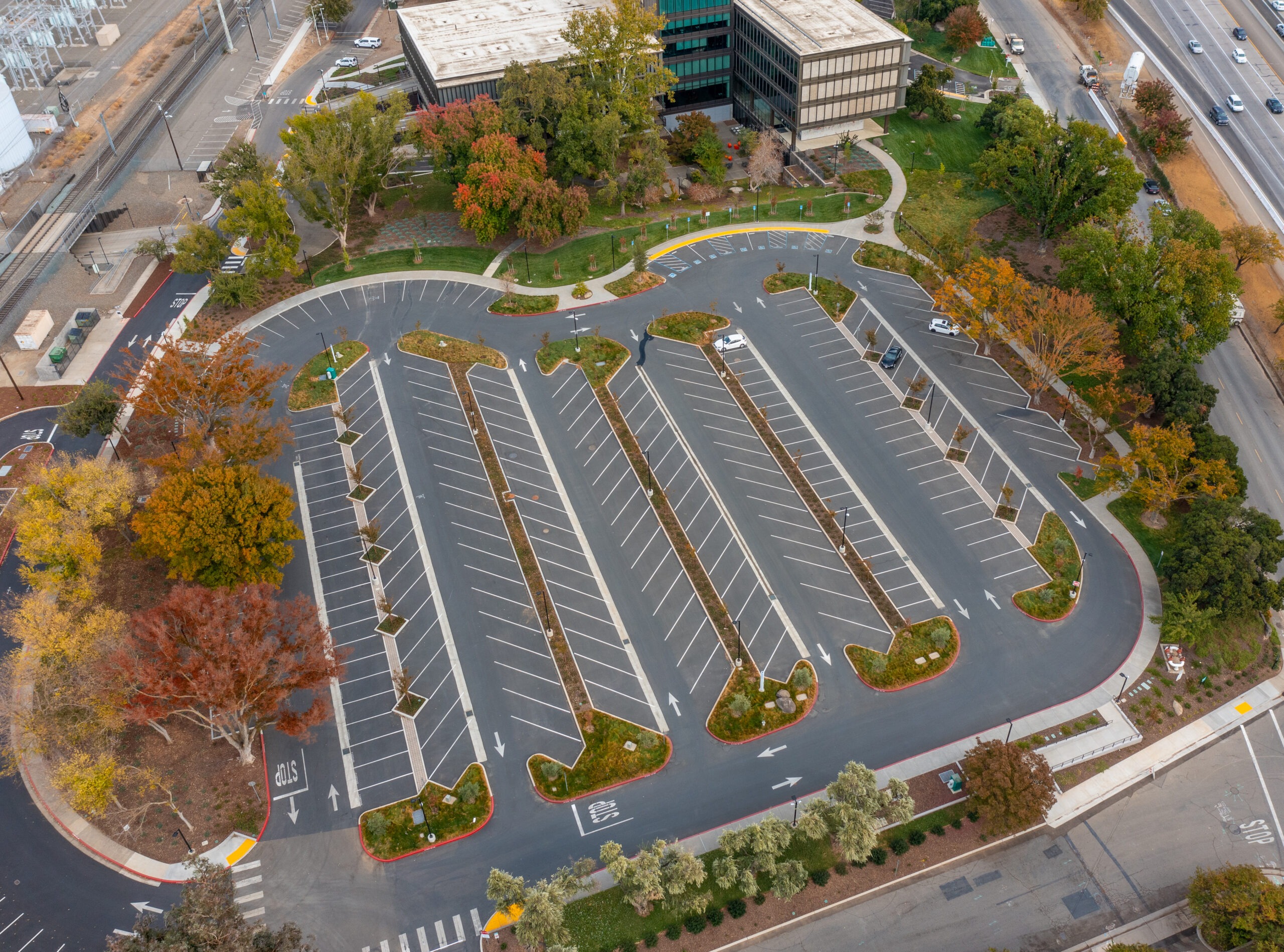 urban parking lot design