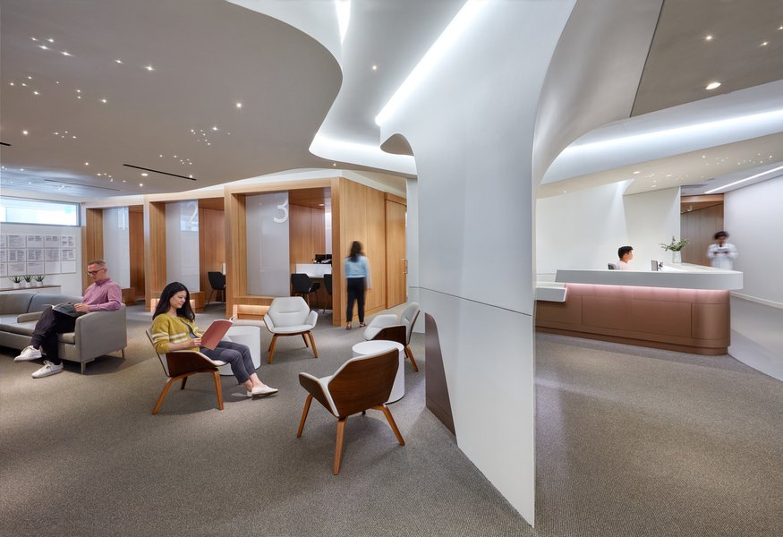 modern hospital interiors