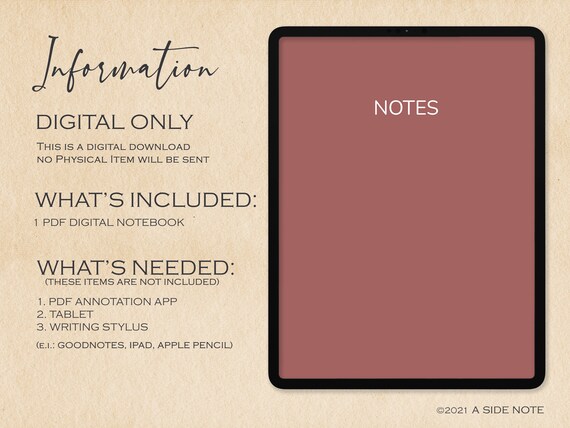 physical pdf annotation notebook