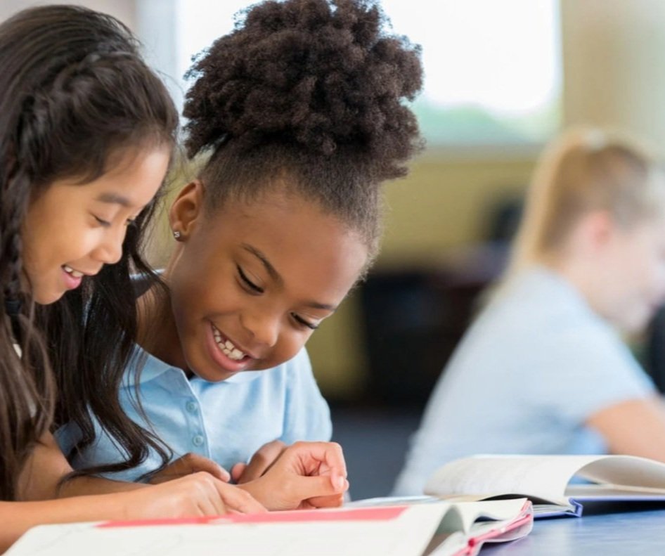 students in math class peer tutoring
