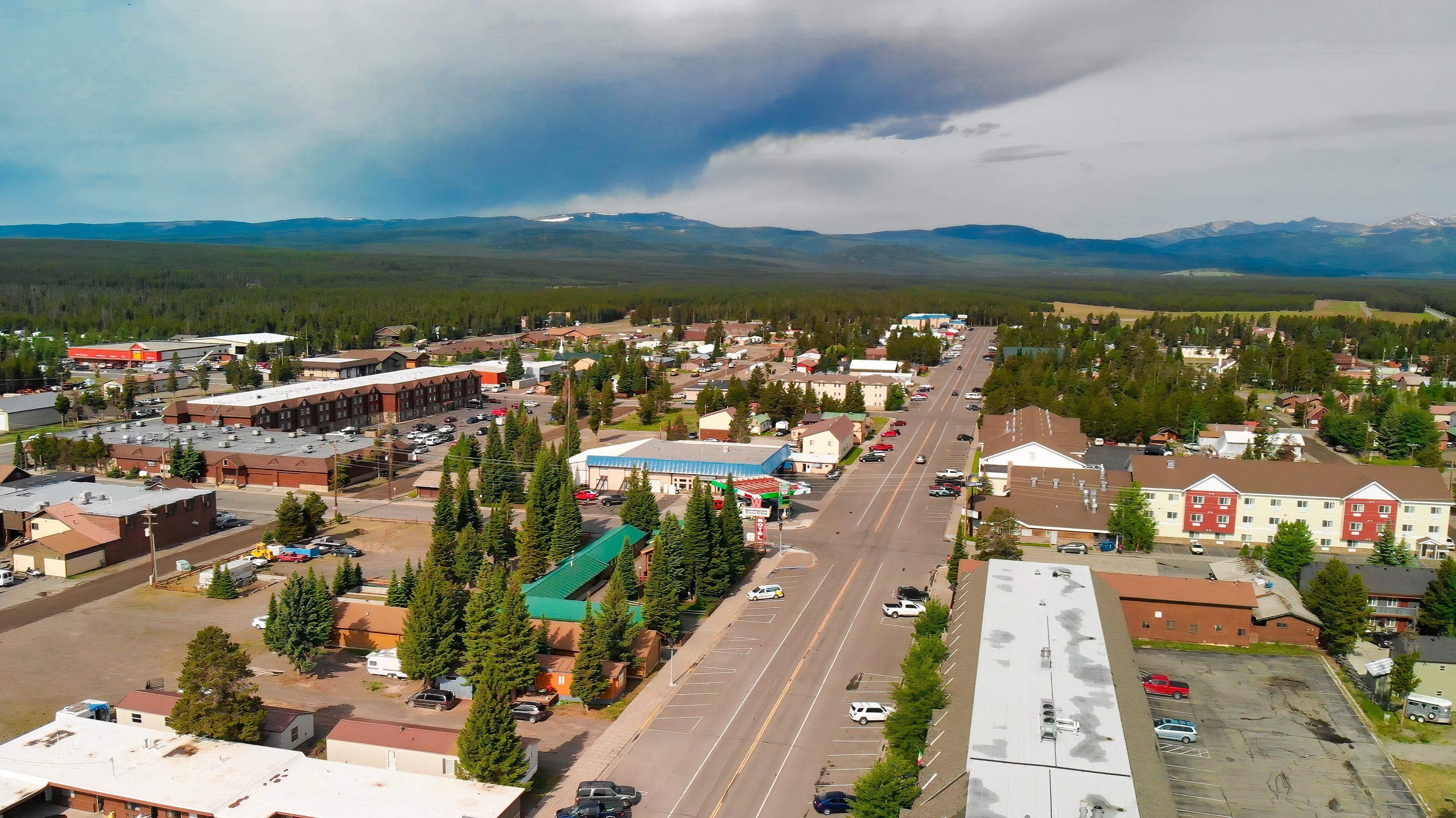 merging rural towns scenery