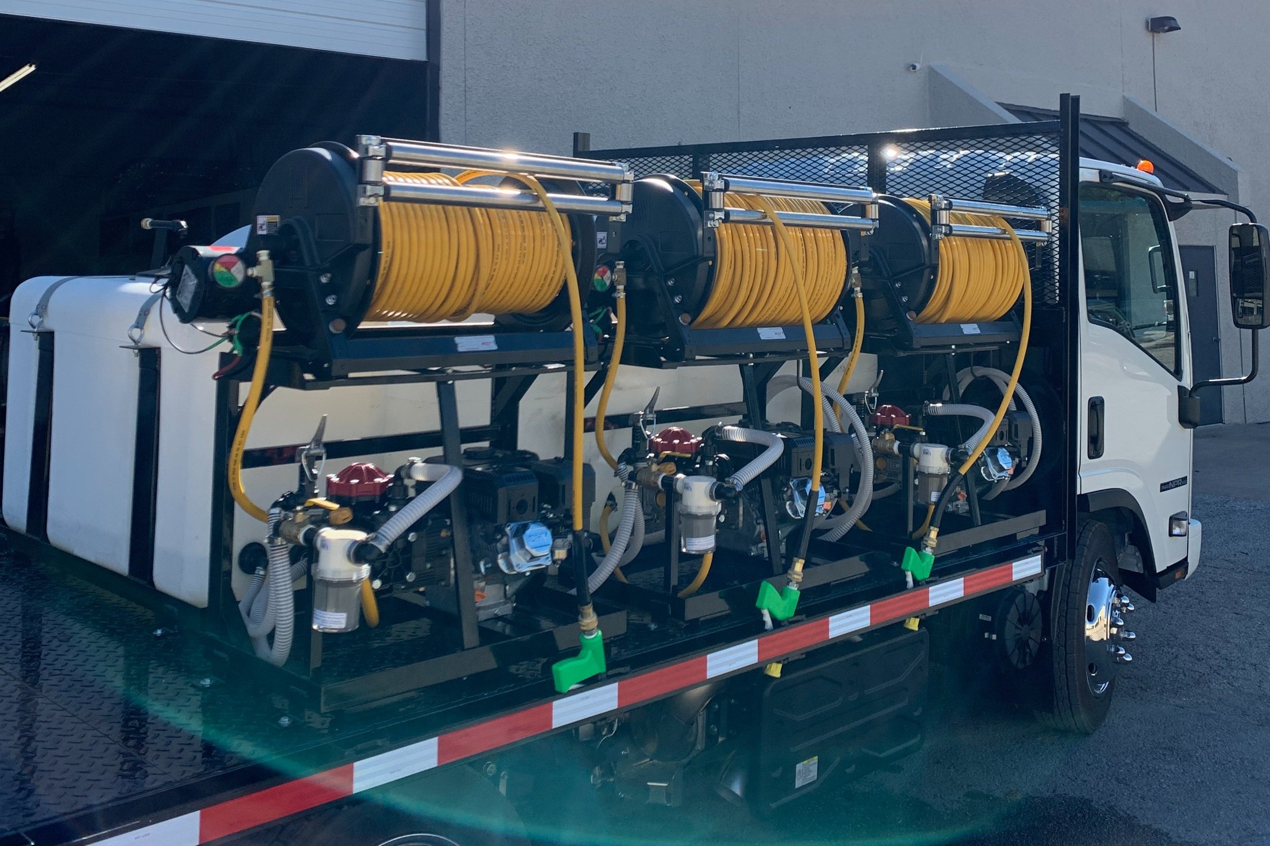 pest control equipment and service vehicles