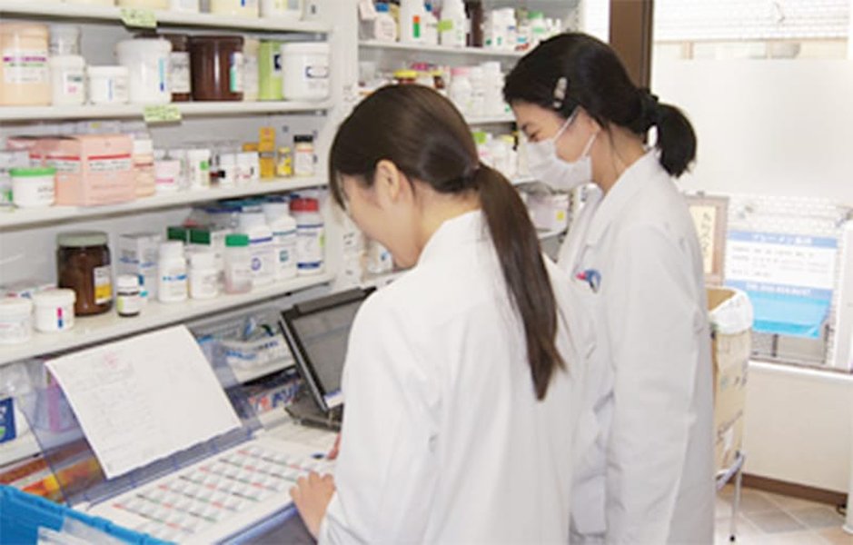 薬局実務実習の様子