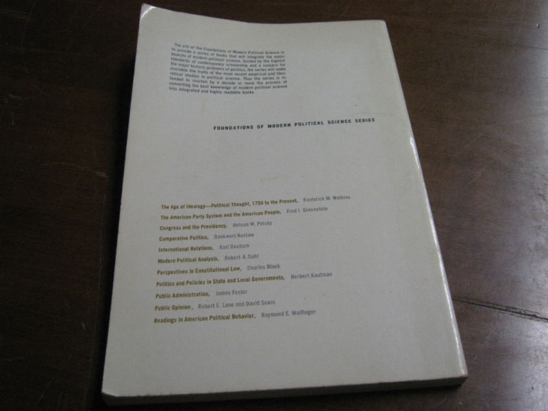 political analysis books