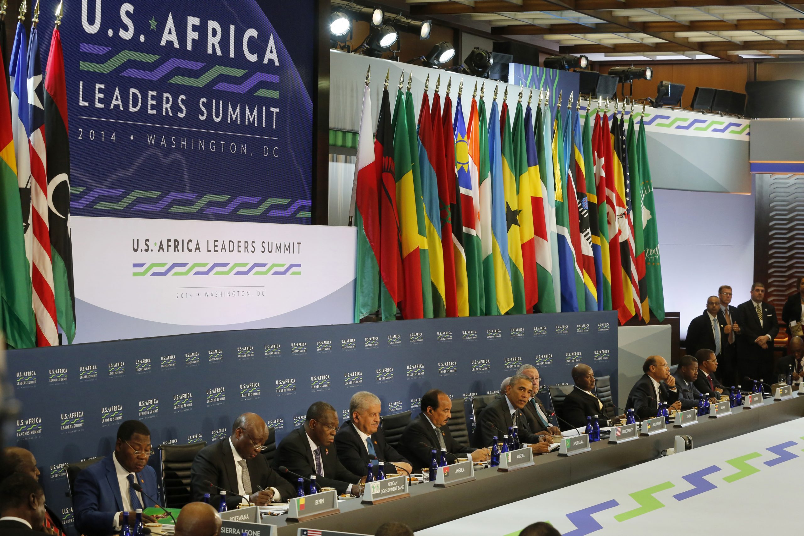 African landscapes and diplomatic meetings