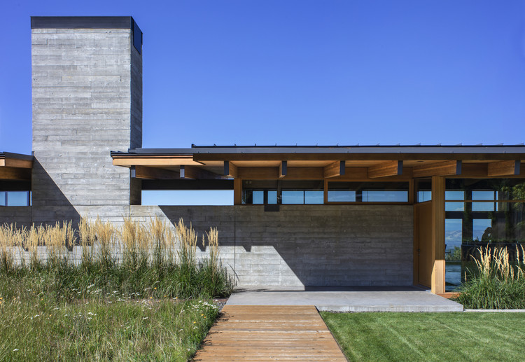 modern building architecture landscape