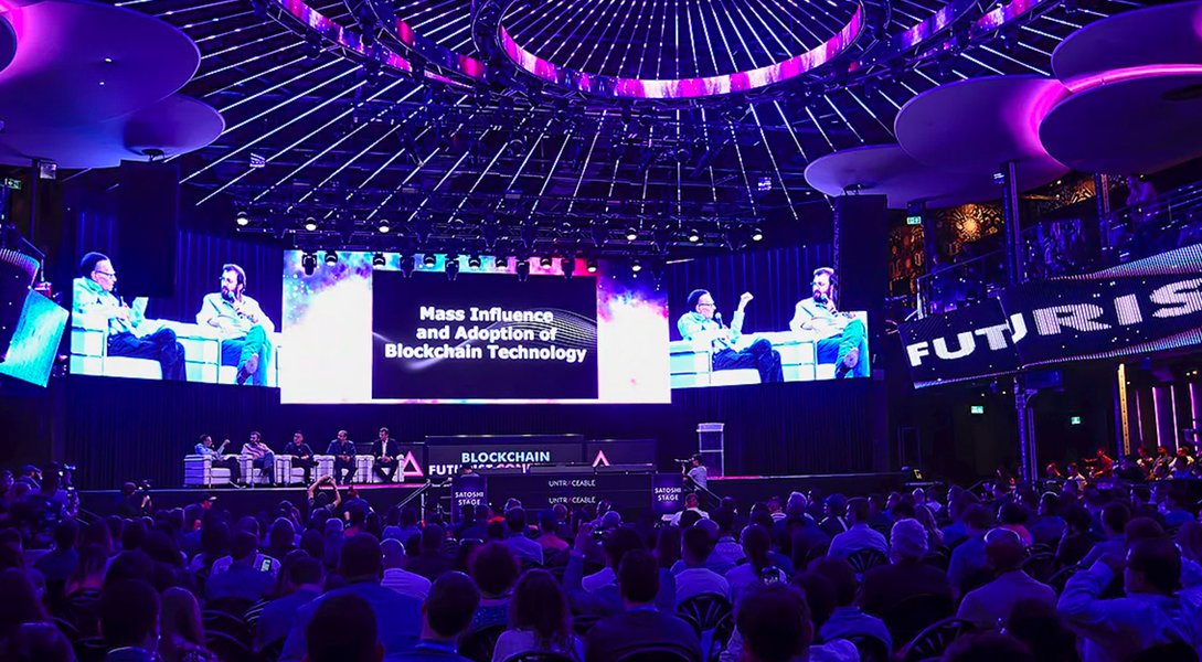 Logo and branding for Blockchain Futurist Conference