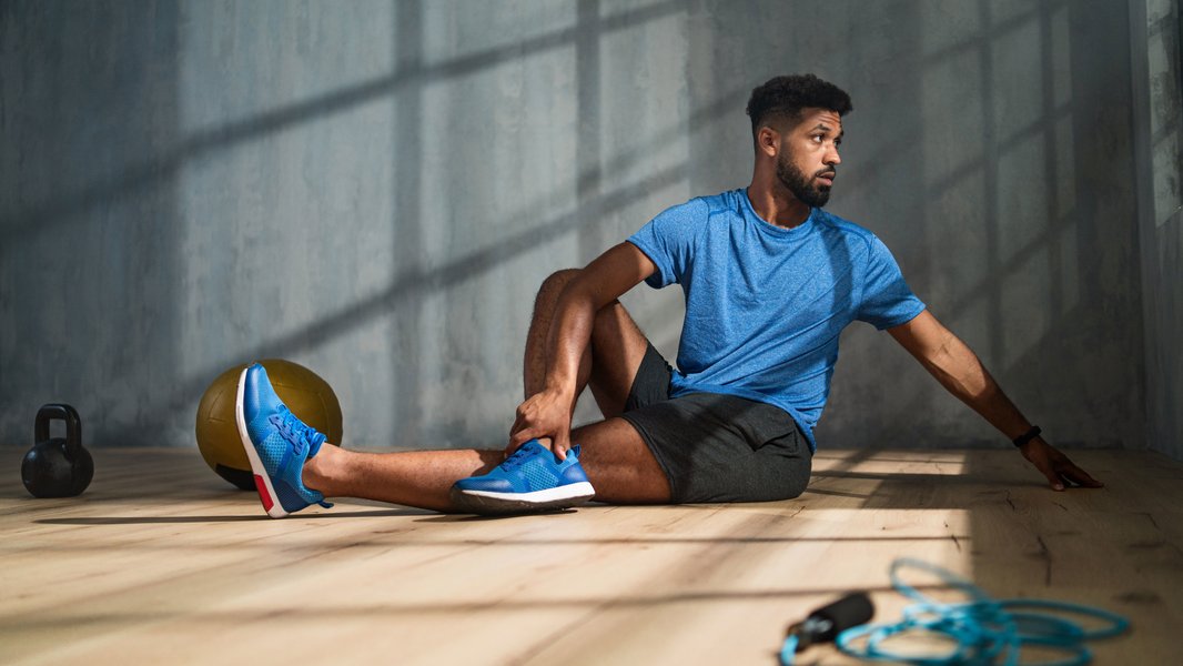 glute muscle stretching