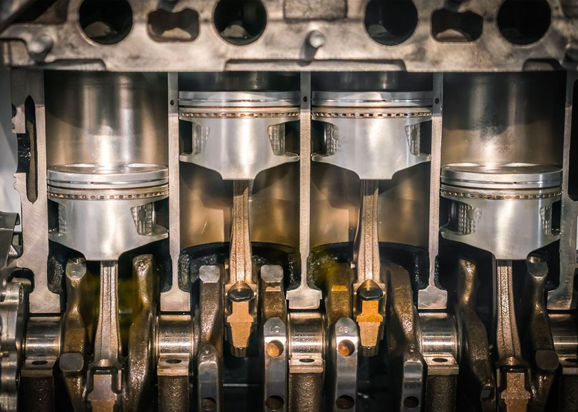 Internal Combustion Engine Cutaway