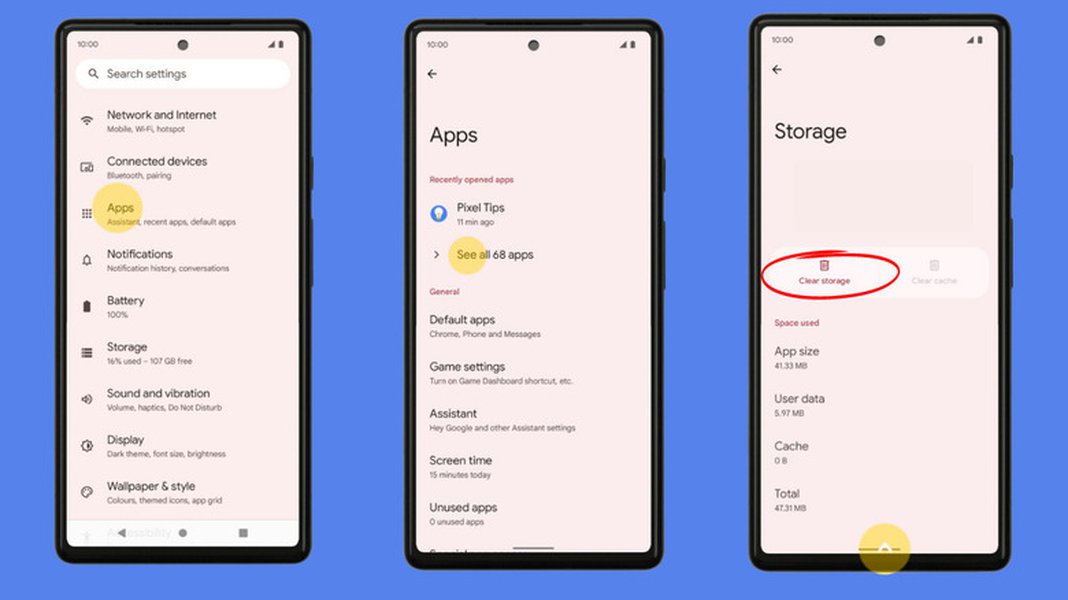Reset App Preferences