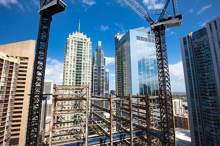 construction site modern architecture