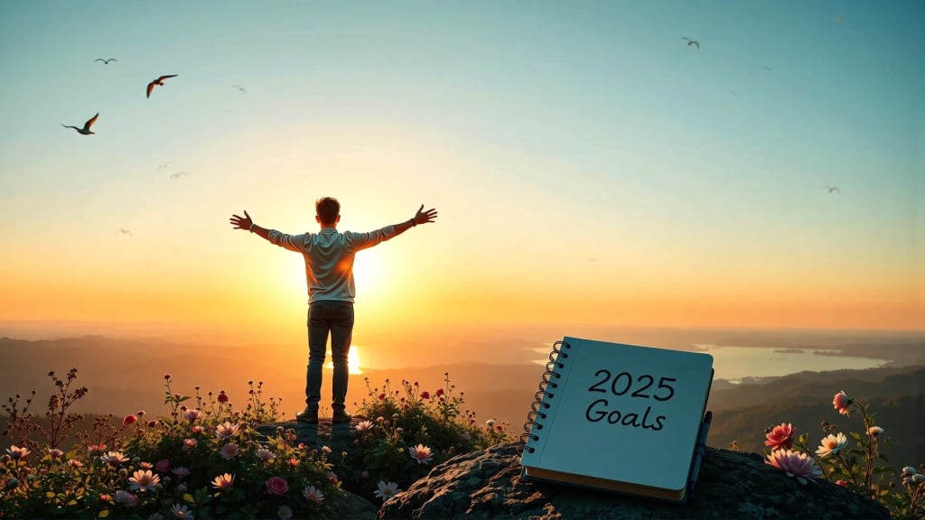 motivated person in natural setting