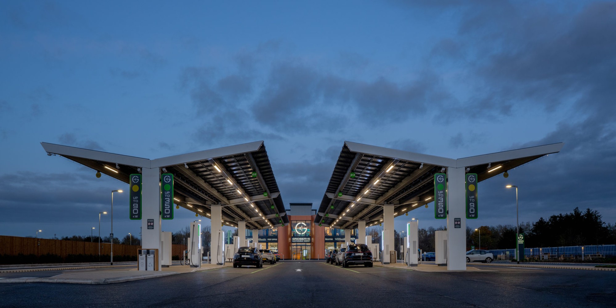UK electric vehicle charging station