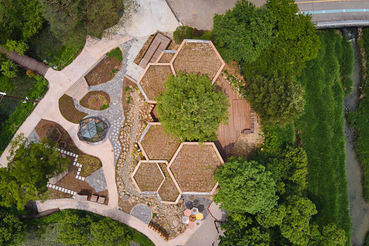 geometric shapes and physical landscape