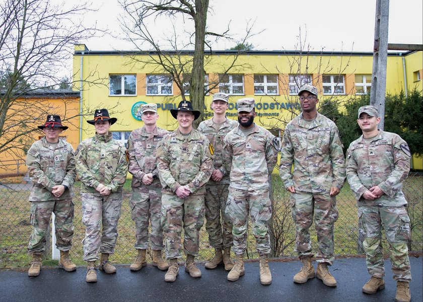 U.S. Army's 1st Cavalry Division visits Poland